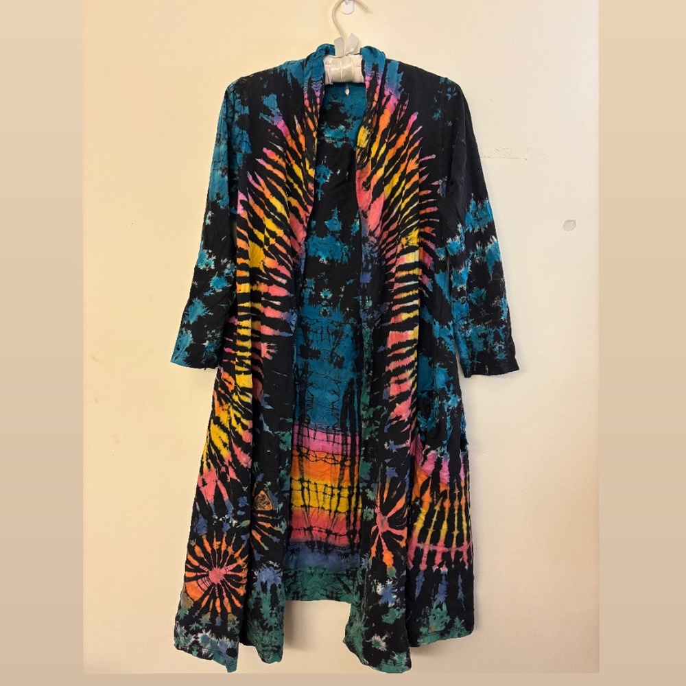 Sunburst Tie Dye Cardigan